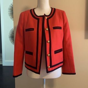 J Crew Blazer in Pink and Navy